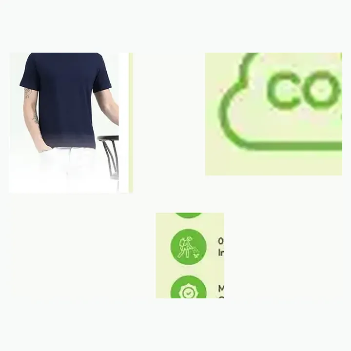 Organic Crew Neck T-shirt detail