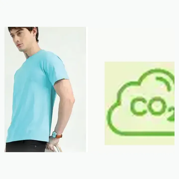 Organic Crew Neck T-shirt detail