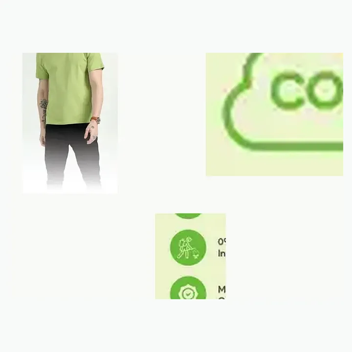 Organic Crew Neck T-shirt detail
