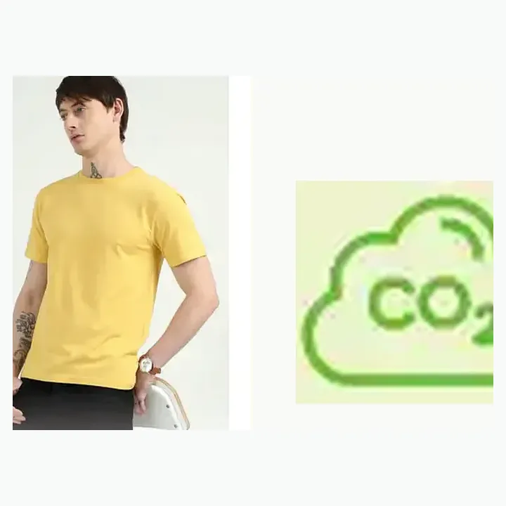 Organic Crew Neck T-shirt detail