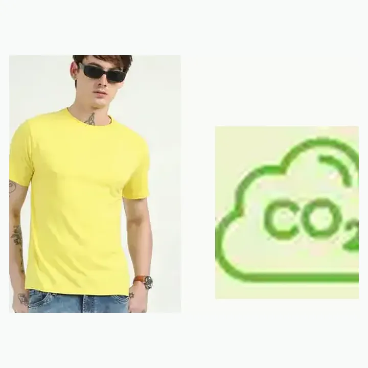 Organic Crew Neck T-shirt detail