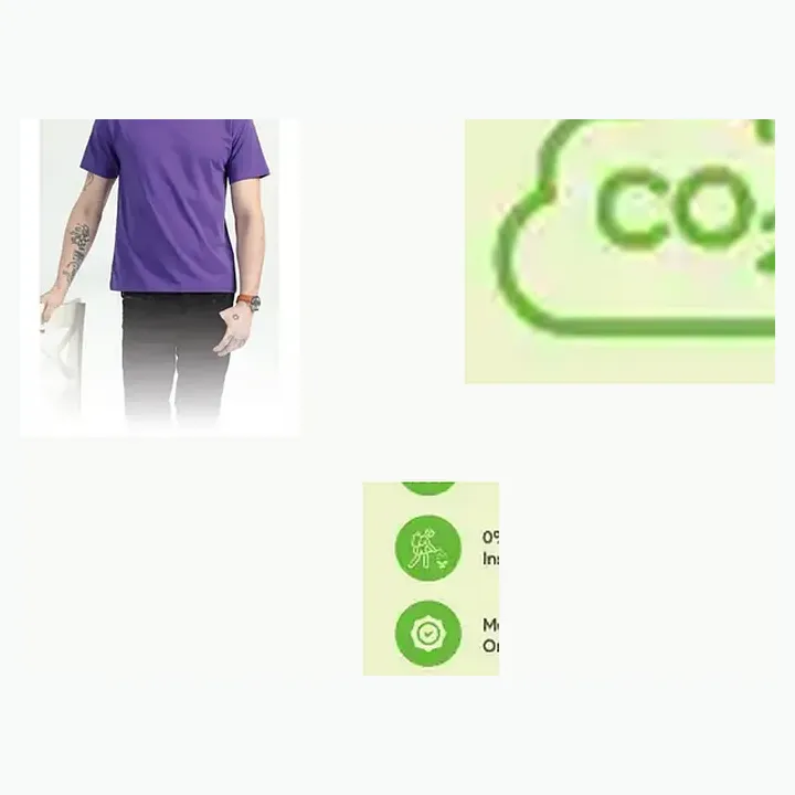 Organic Crew Neck T-shirt detail