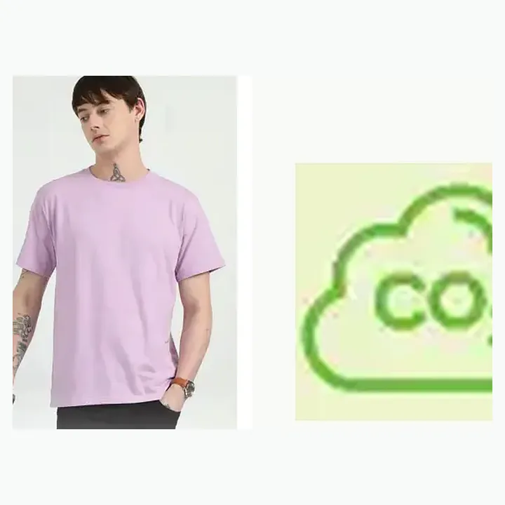 Organic Crew Neck T-shirt detail