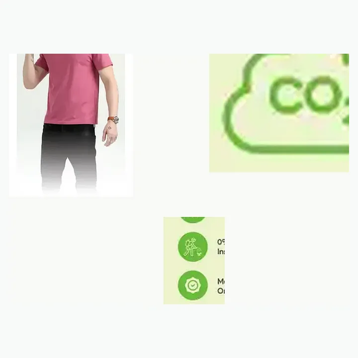 Organic Crew Neck T-shirt detail