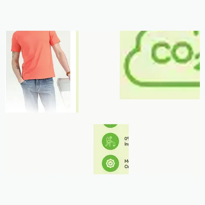 Organic Crew Neck T-shirt detail