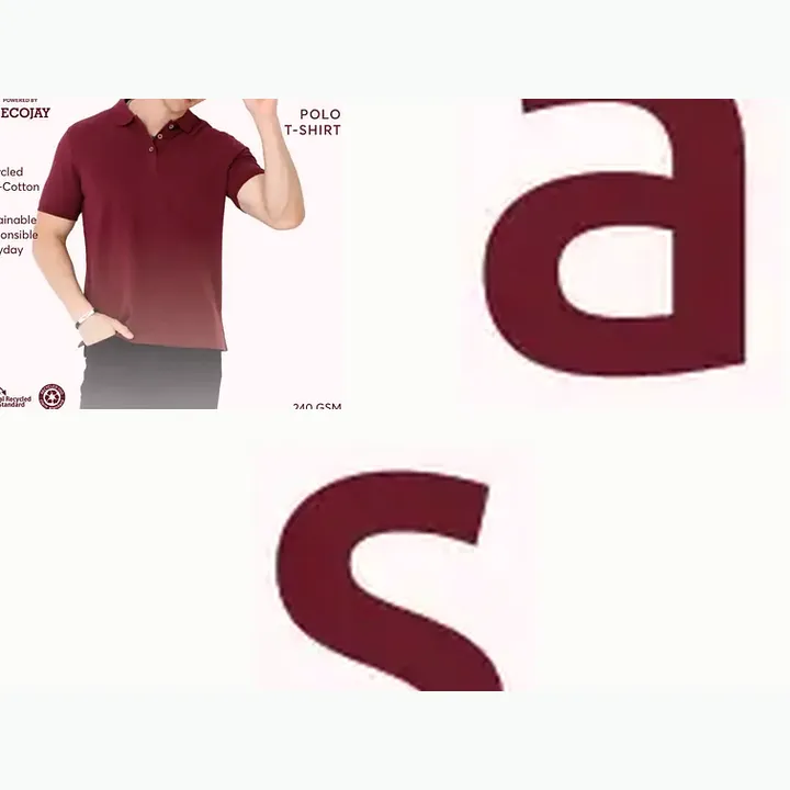 Recycled Poly-Cotton Polo T-Shirt – 240 GSM