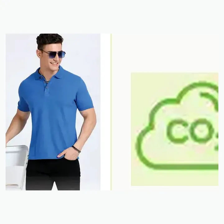 Polo T-shirt (recycled) detail