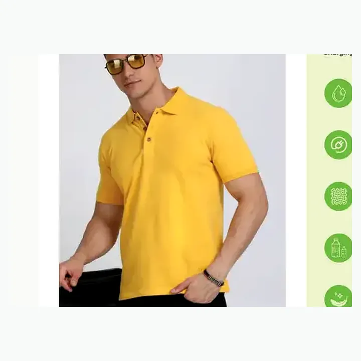 Polo T-shirt (recycled) detail