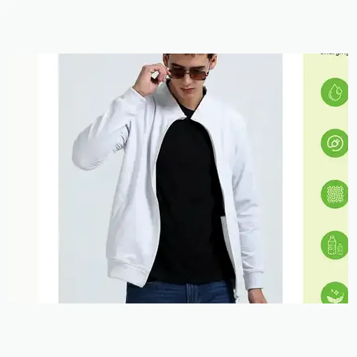 High Neck Jacket (recycled) detail