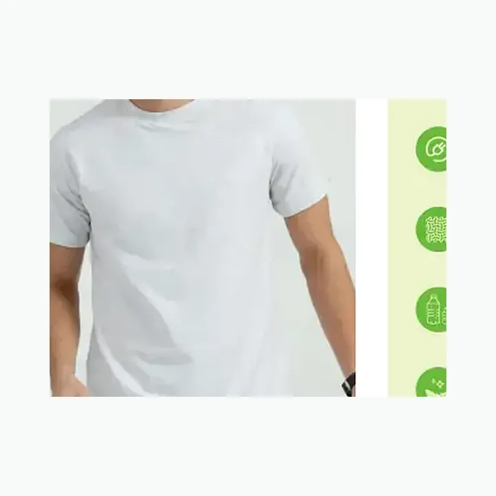 Sweat Tee - Heavy Crew Neck T-shirt (recycled) alternate view