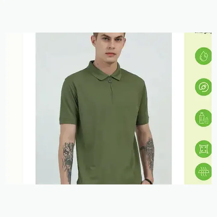 Quick Dry Polo T-shirt detail