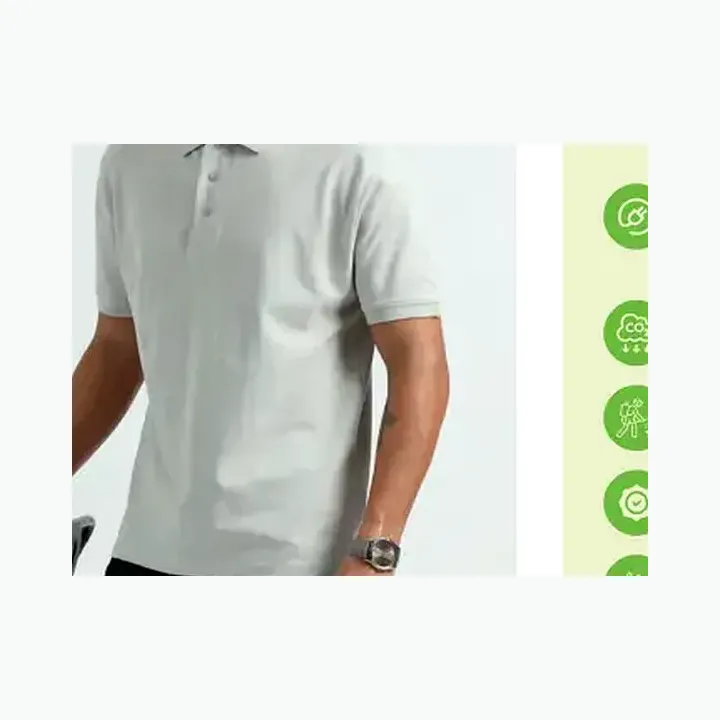 Organic Polo T-shirt alternate view