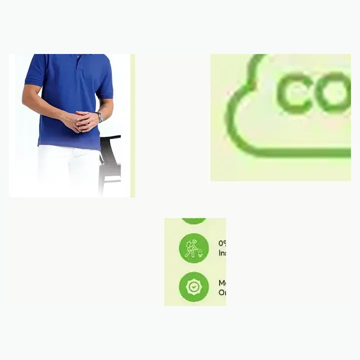 Organic Polo T-shirt detail