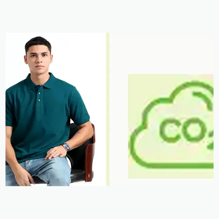 Organic Polo T-shirt detail