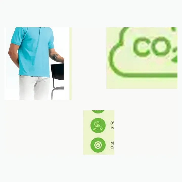 Organic Polo T-shirt detail
