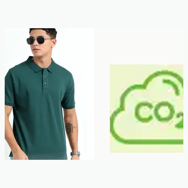Organic Polo T-shirt detail