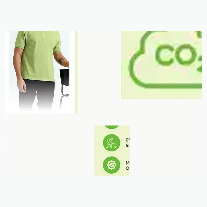 Organic Polo T-shirt detail