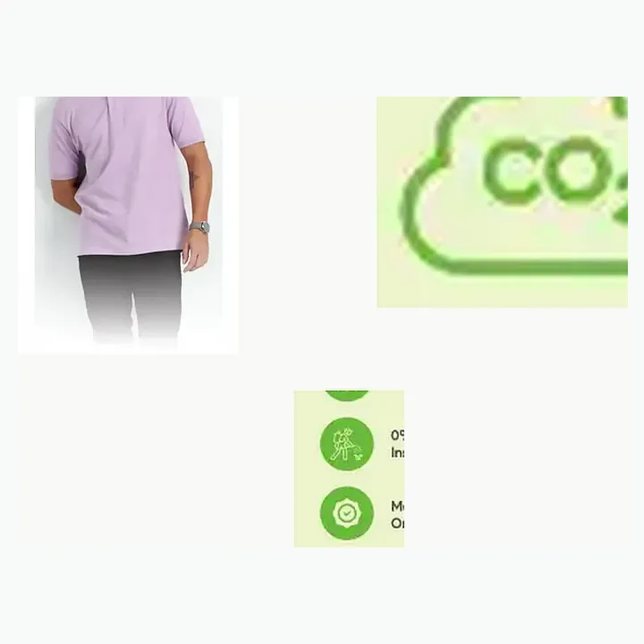 Organic Polo T-shirt detail