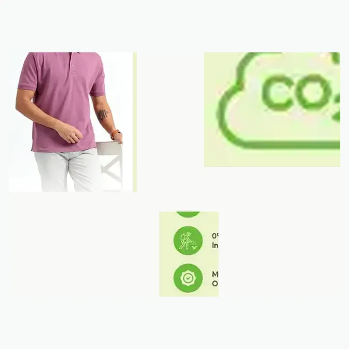 Organic Polo T-shirt detail