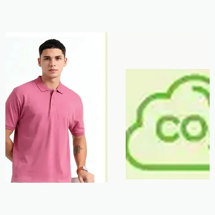 Organic Polo T-shirt detail