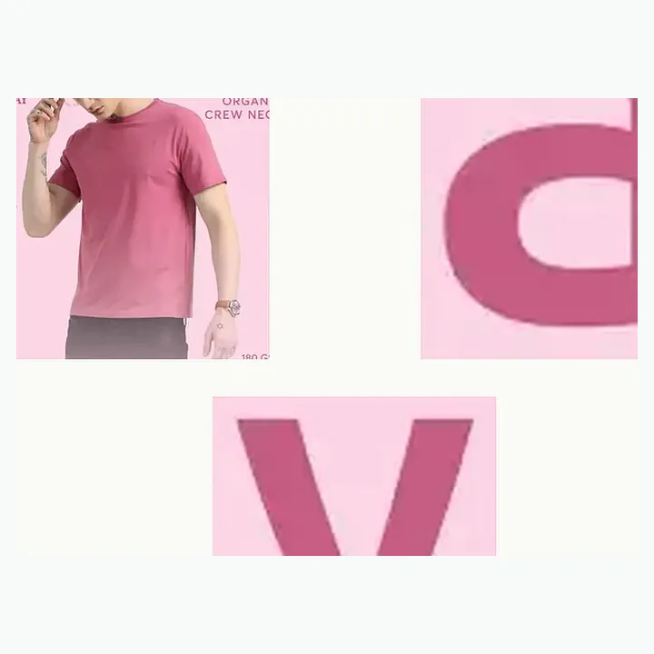Organic Cotton Crew Neck T-Shirt – 180 GSM detail