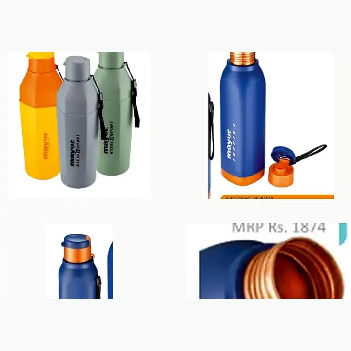 Copperz Copper Bottle & Hexa Steel Bottle