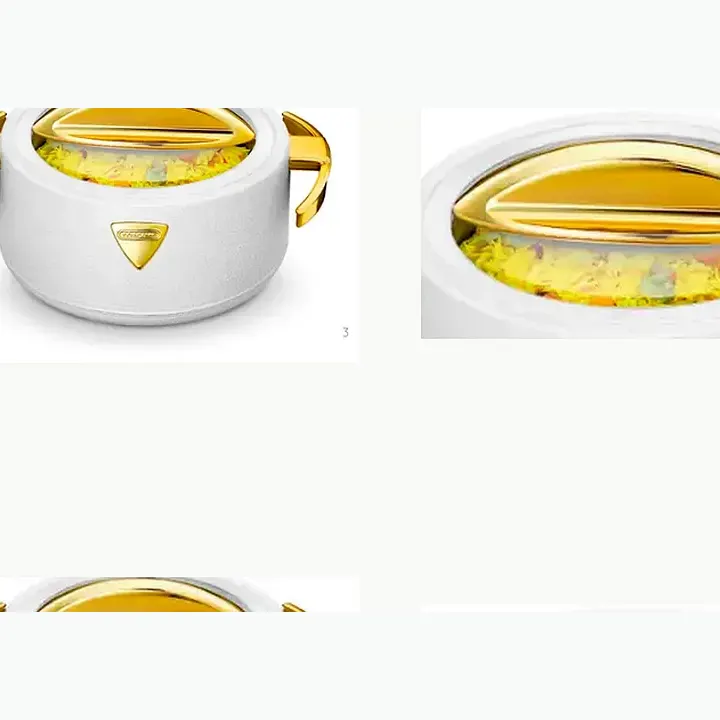 Luxury Leather Glass Premium Insulated Casserole detail