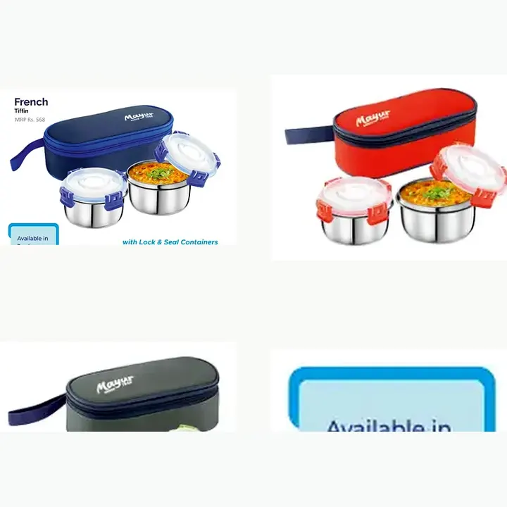 French Tiffin with Lock & Seal Containers