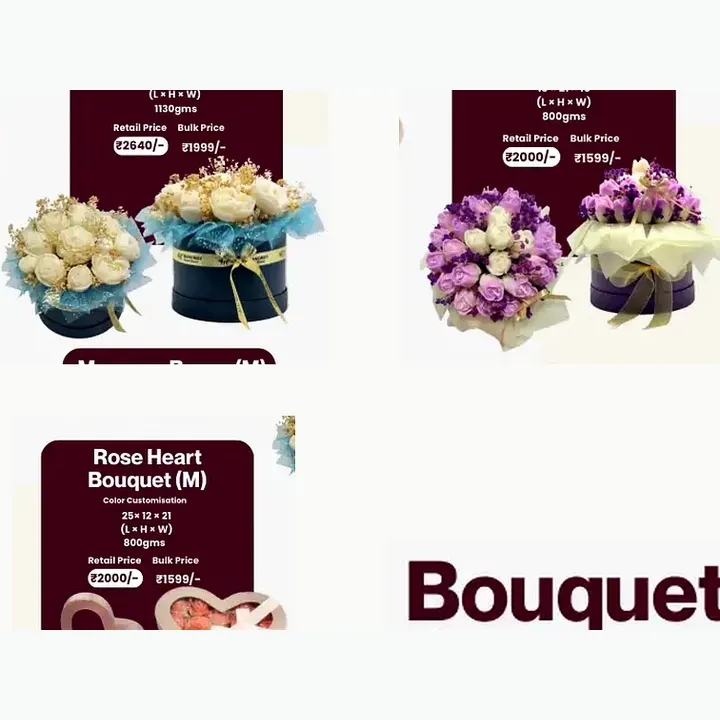 Candle Bouquet (L)