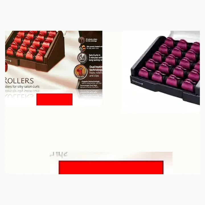 H9096 Silk Heated Hair Rollers — 20 Piece Set detail