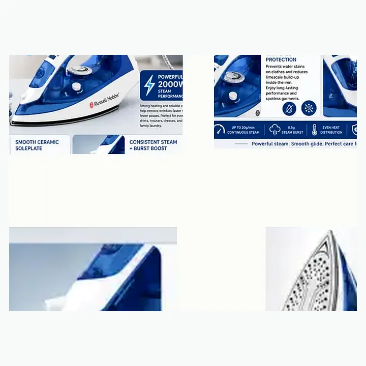 Focussteam2000 — 2000w Steam Iron detail