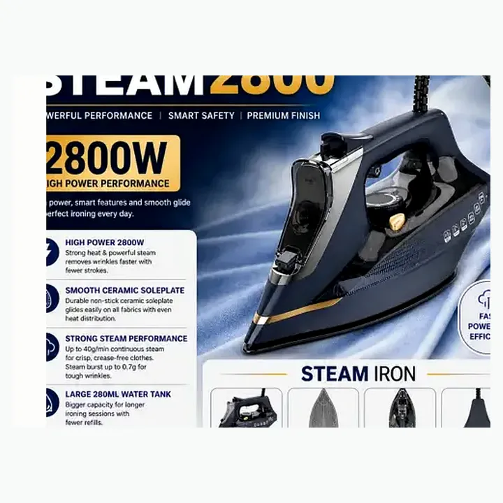 DIGISTEAM2800 — 2800W DIGISTEAM IRON (Auto shut-off) detail