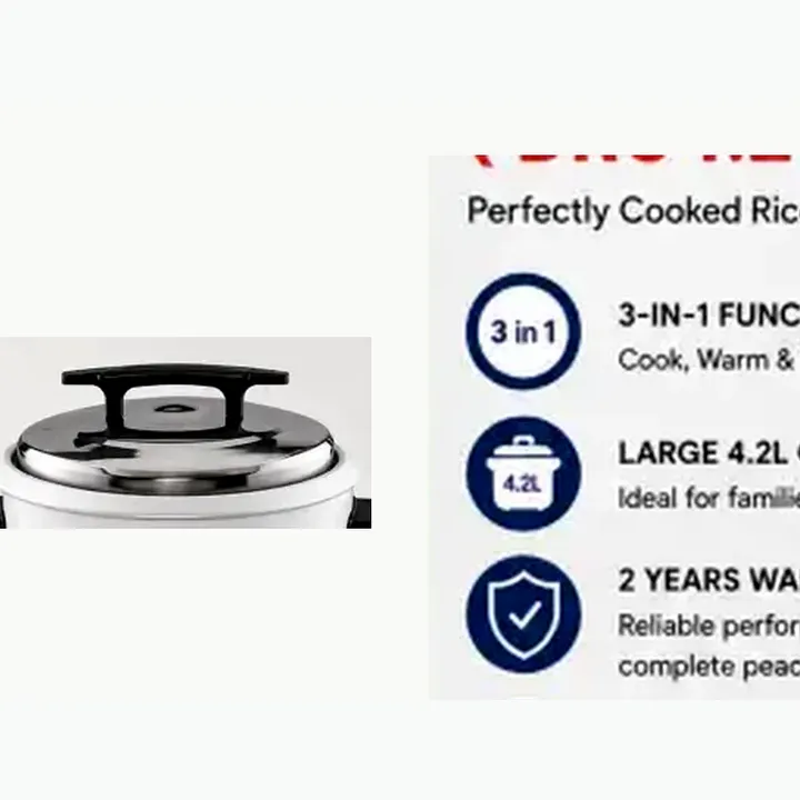 DRC4.2L - AL — 4.2L Aluminium Rice Cooker 1500W