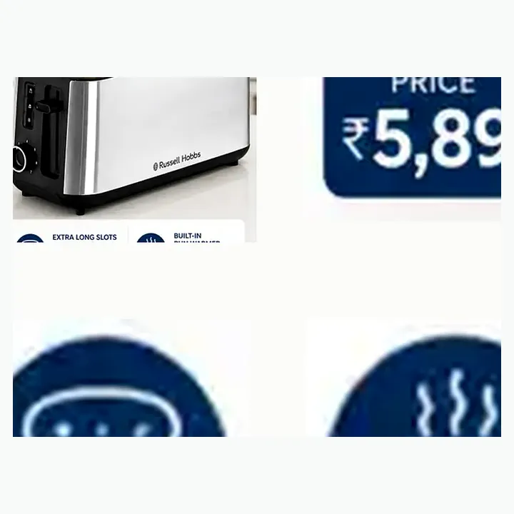 17700 — 4 SLICE SS LONG SLOT TOASTER detail