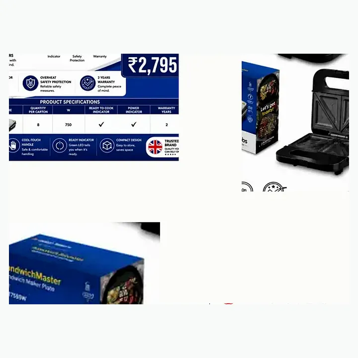 Rst 750 Sw — Sandwich Toster (750 W) detail