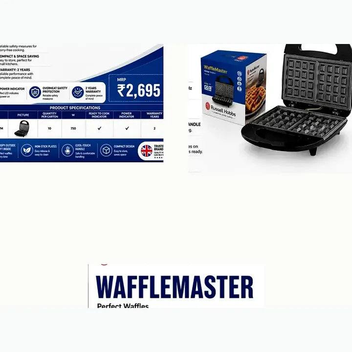 Rst 750 Wm — Waffle Maker (750w)