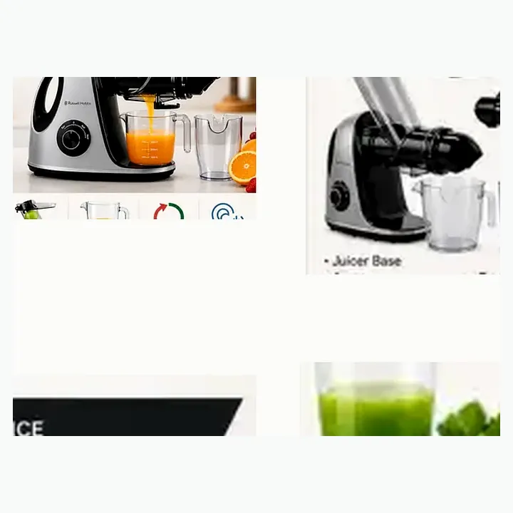 Rje150 H — 150 W Slow Horizontal Juicer 70rpm detail