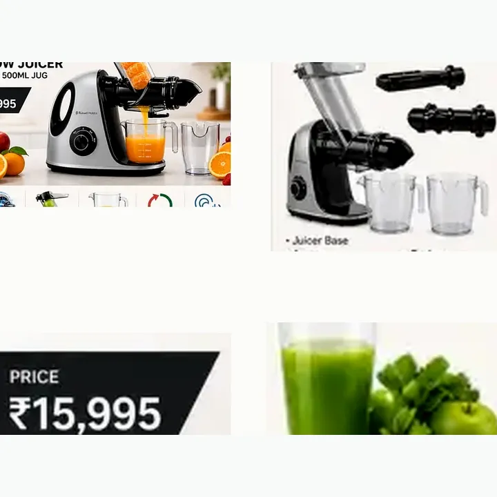 Rje150 H — 150 W Slow Horizontal Juicer 70rpm