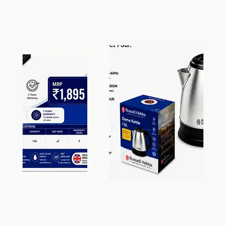 DOME 1515 — DOME KETTLE 1.5 L ( 1500w ) (new) alternate view