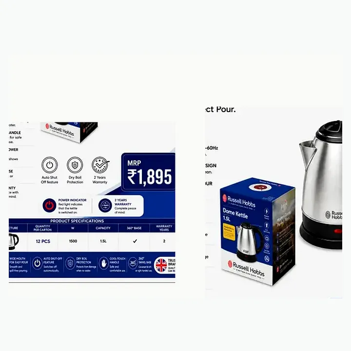 DOME 1515 — DOME KETTLE 1.5 L ( 1500w ) (new) detail