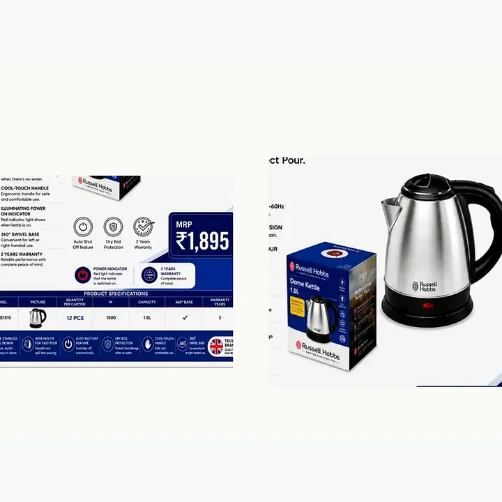 DOME 1515 — DOME KETTLE 1.5 L ( 1500w ) (new)