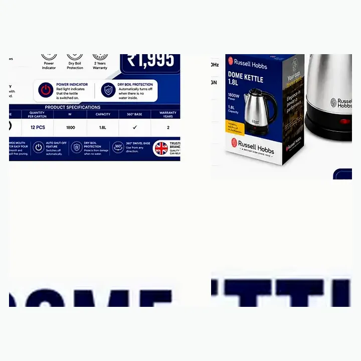 24361-70 — Inspire Kettle - Black / 1.7 ltr. detail