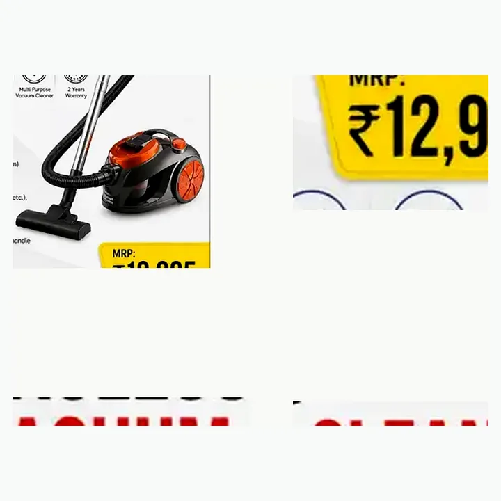 Rvac2000 — Vacuum Cleaner Bag Less 2.0 Ltr. detail
