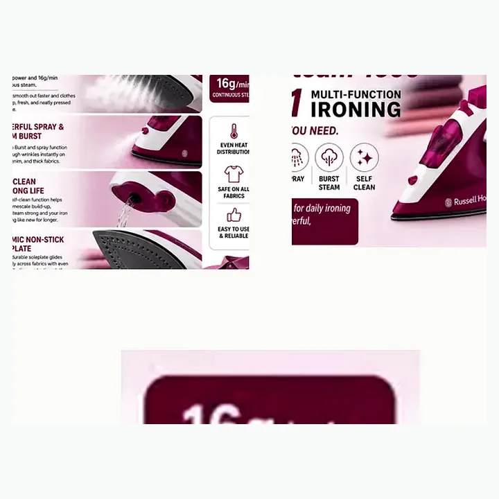 Flashsteam1600 — 1600w Steam Iron detail