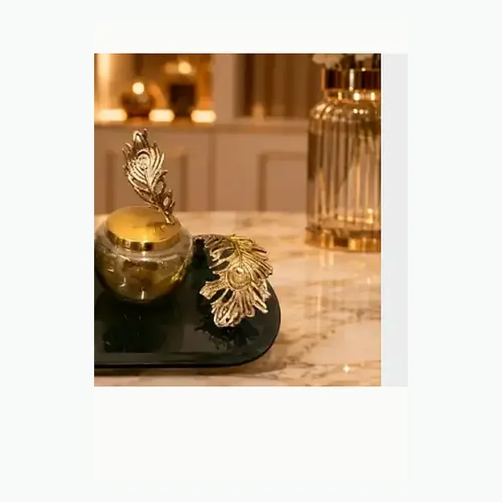 Decorative Jar Set with Botanical Accents alternate view