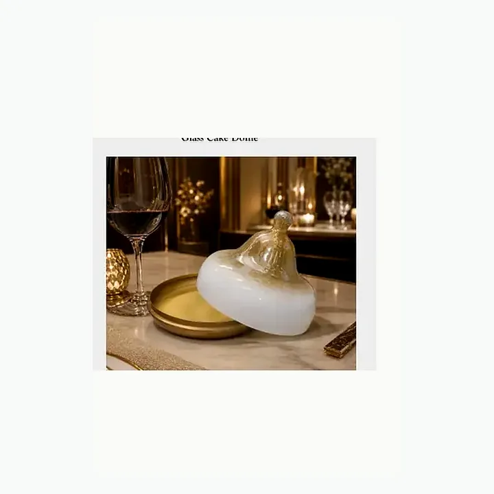 #6430 6x6x8 @499 Glass Cake Dome #6429 11x11x10 @1150 Glass Cake Dome detail