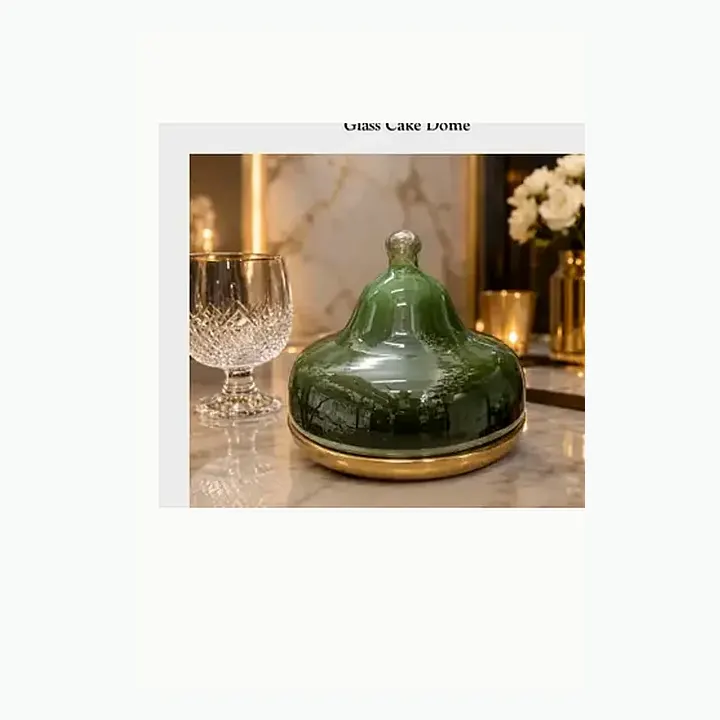 #6430 6x6x8 @499 Glass Cake Dome #6429 11x11x10 @1150 Glass Cake Dome alternate view