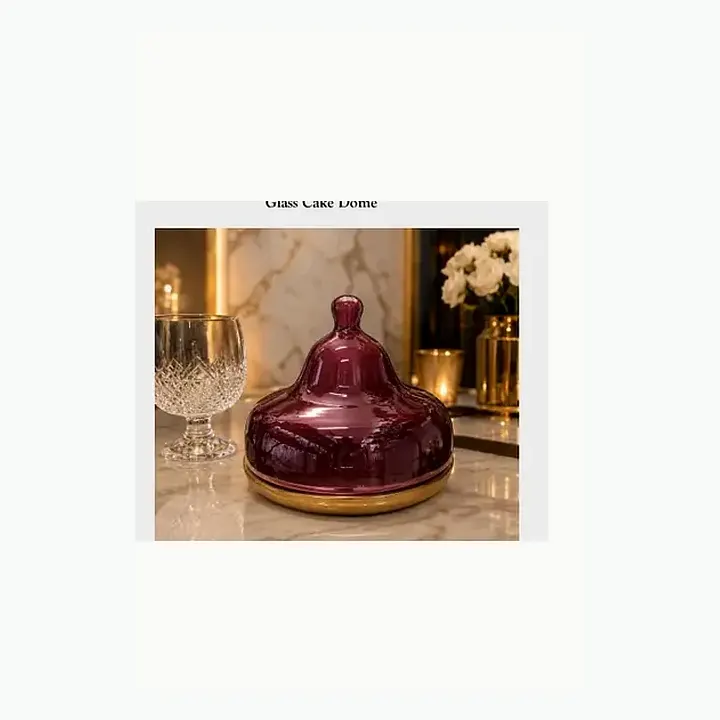 #6430 6x6x8 @499 Glass Cake Dome #6429 11x11x10 @1150 Glass Cake Dome detail