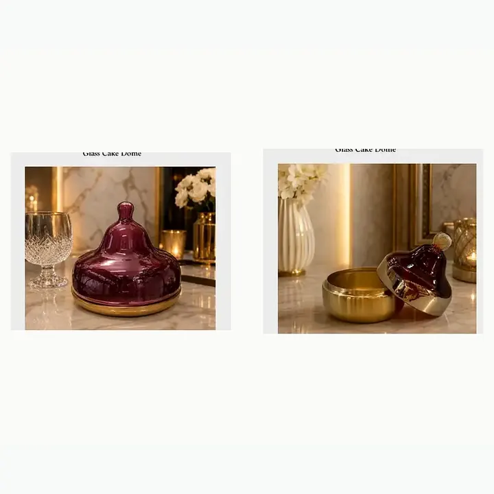 #6430 6x6x8 @499 Glass Cake Dome #6429 11x11x10 @1150 Glass Cake Dome