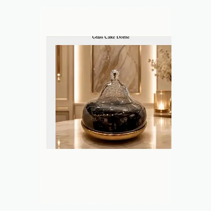 #6430 6x6x8 @499 Glass Cake Dome #6429 11x11x10 @1150 Glass Cake Dome alternate view